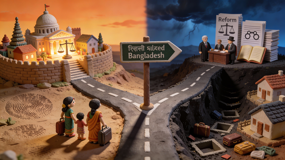 Historical Hindu temple archaeological site Bangladesh population decline